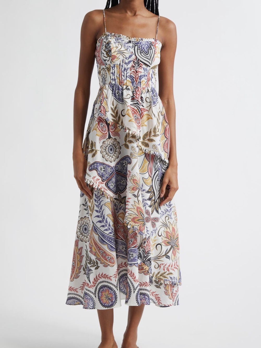 FARM Rio Boho Glam Floral Sundress NWT Size XL